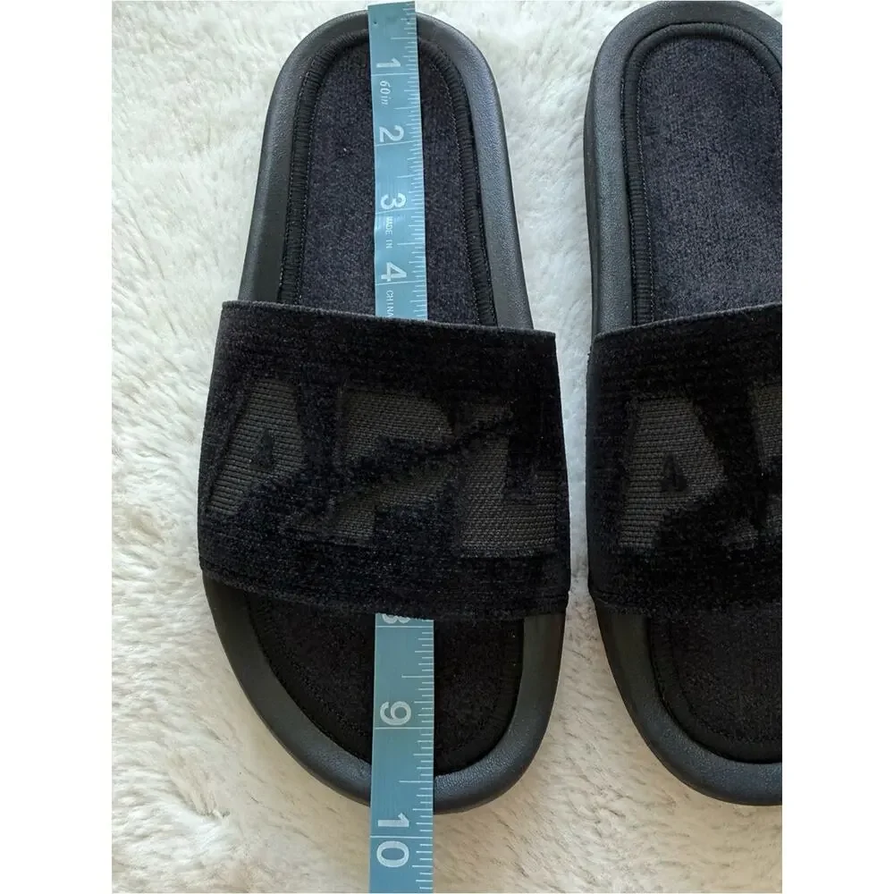 NEW!!! APL women velvet black slides size 7 US Authentic Retail 130& - Picture 4 of 7